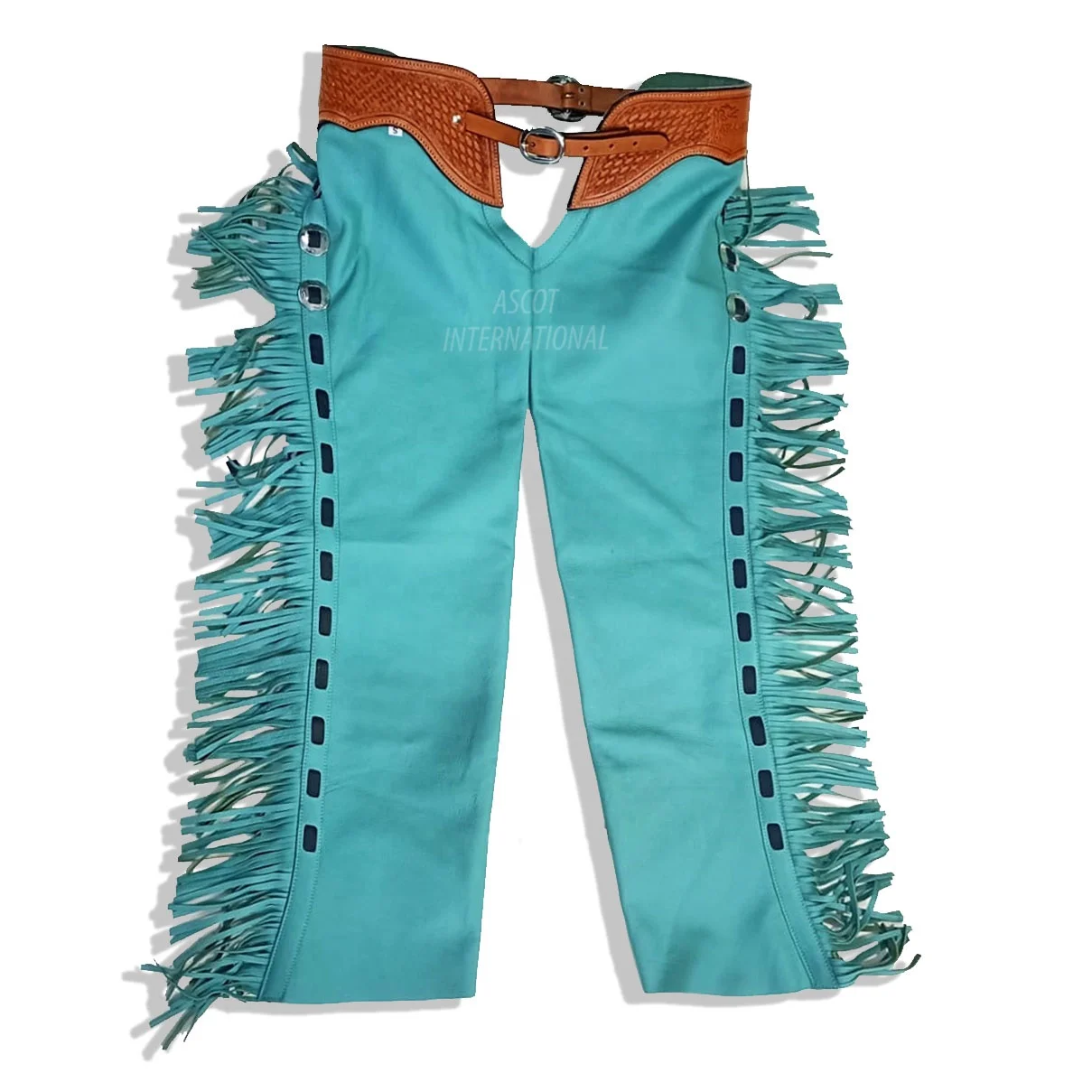 Horse riding full chaps long suede Leather custom color western cowboy style leather tooling equestrian equipment accessories