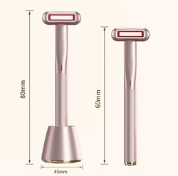 360 Degree Rotation Advanced skin care plasma LED Light Therapy Face EMS Facial Eye Beauty Massager Red Light Skincare Wand