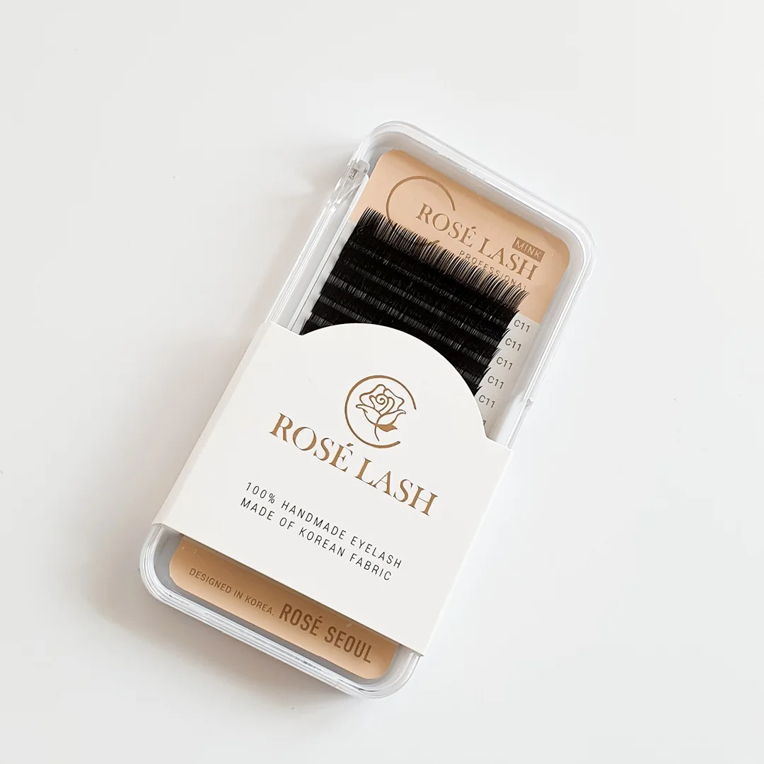 [ROSE LASH] Premium Mink Eyelash Extensions, Korean PBT materiel Eyelash Accessories