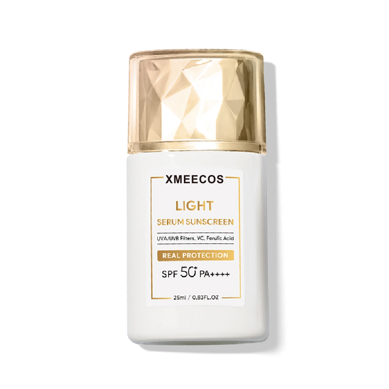 Private Label Skincare Facial Sunblock Ultra Light UVA/UVB Filters Vitamin C Serum Sunscreen Lotion