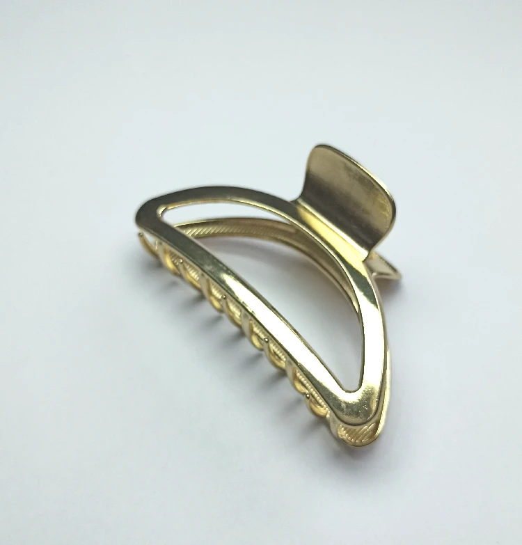 Горячая Распродажа заколка для волос в форме полумесяца модный металлический зажим женщин