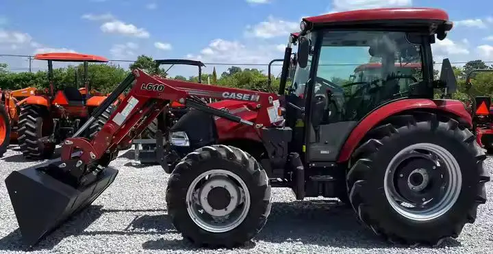 2019 чехол IH Farmall 75A с быстроразъемным погрузчиком и ковшом 898 часов 4x4 74 л.с. дизельный двигатель 2 задних пульта дистанционного управления 540 тепло