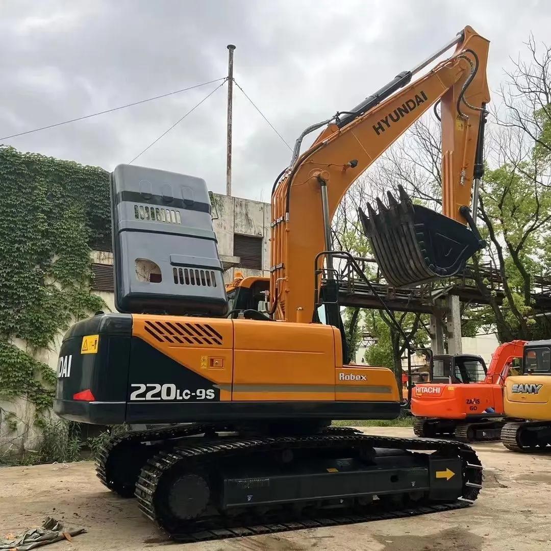 HYUNDAI 220LC Excavator Hyundai Robex 220LC-9s Crawler Excavator Hyundai 215 210 220 Secondhand machinery