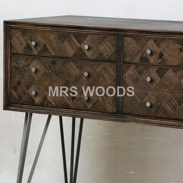 MRS WOODS Luxury Console Tables With Drawer Hotel Narrow Console Table Entryway Antique Console Tables Set