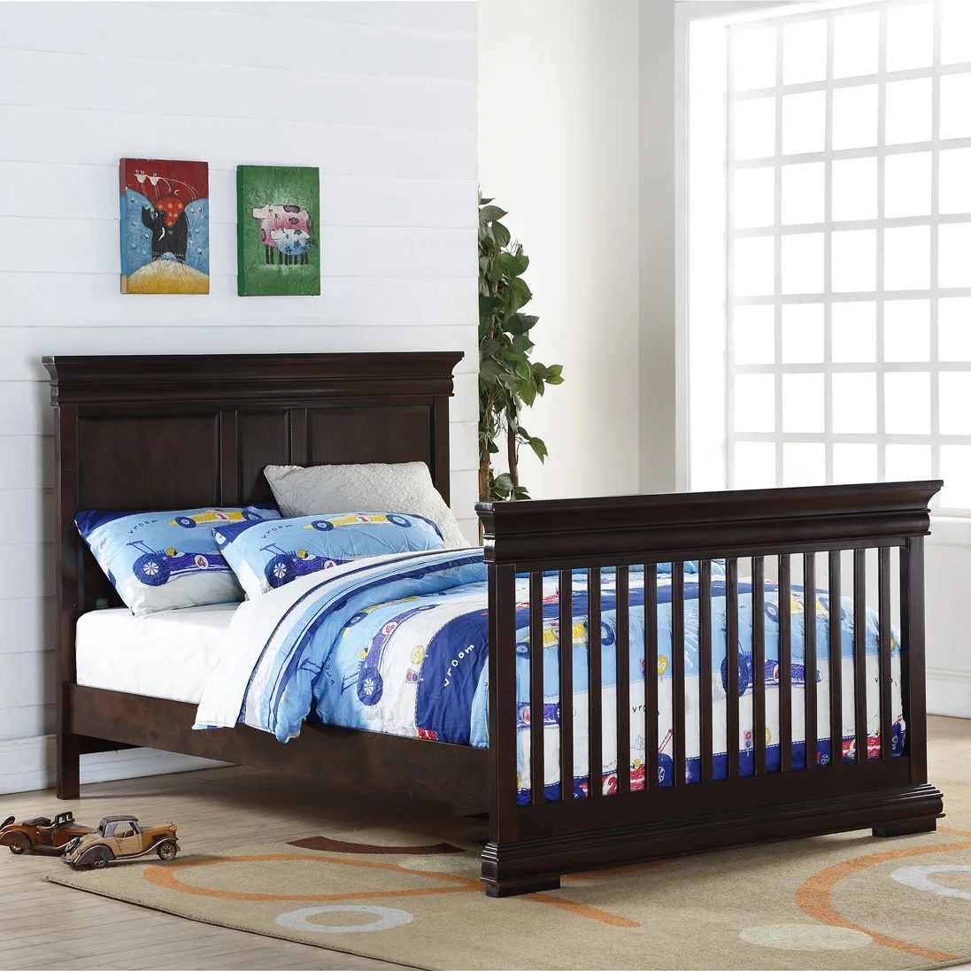 Elegant Double Bed with Graceful Arch and Tasteful Detailing for Hotel Bedroom Furniture