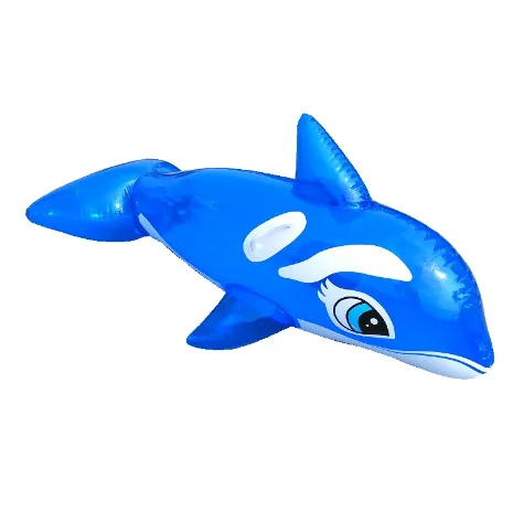 Factory Customization Outdoor Beach Swimming Fun Play Whale Splash Toy Transparent Inflatable Whale Rider