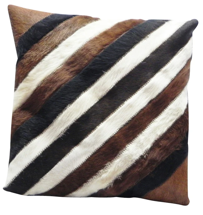 Hain on Hide Cushion, Modern Cowhide Cushion, Cowhide Cushion  For home and office Handmade Rugs and Carpets Indoor And Outdoor