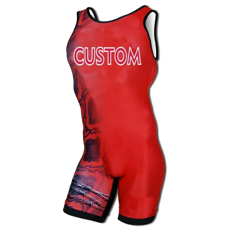 Excellent Quality Custom Wrestling Uniform Wrestling Singlet | Wholesale wrestling-singlet High Quality