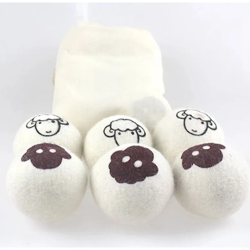 Wholesale 100% Chemical Free New Zealand Natural Wool Dryer Balls XL Washing Machine Dryer Balls Felt Fabric Softener Cleaning