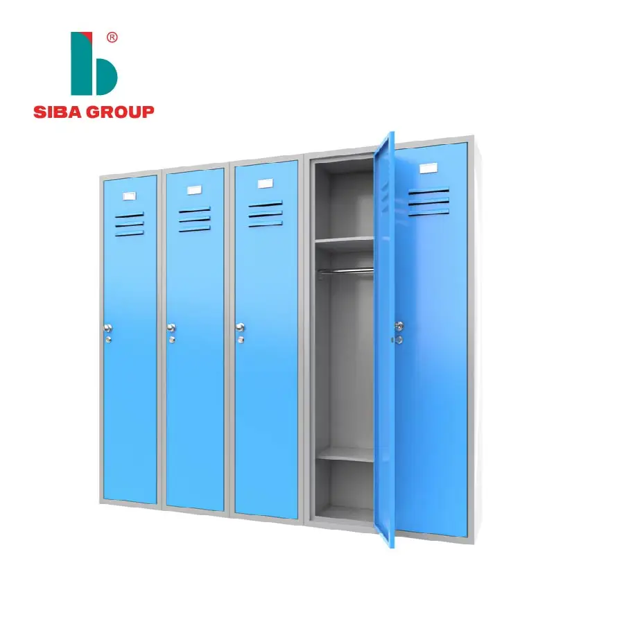 Hot Selling 2023 Metal Gym School Office Locker 5 Door Office Staff Clothing Storage Steel Lockers For Changing Room