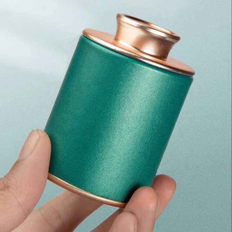 Biodegradable Food Grade Tea Canister Paper Tube Round Cans for Tea Bag Coffee Powder Package