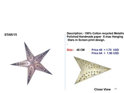 outdoor waterproof holiday christmas decoration solar star lamps garden street fairy lights star led string