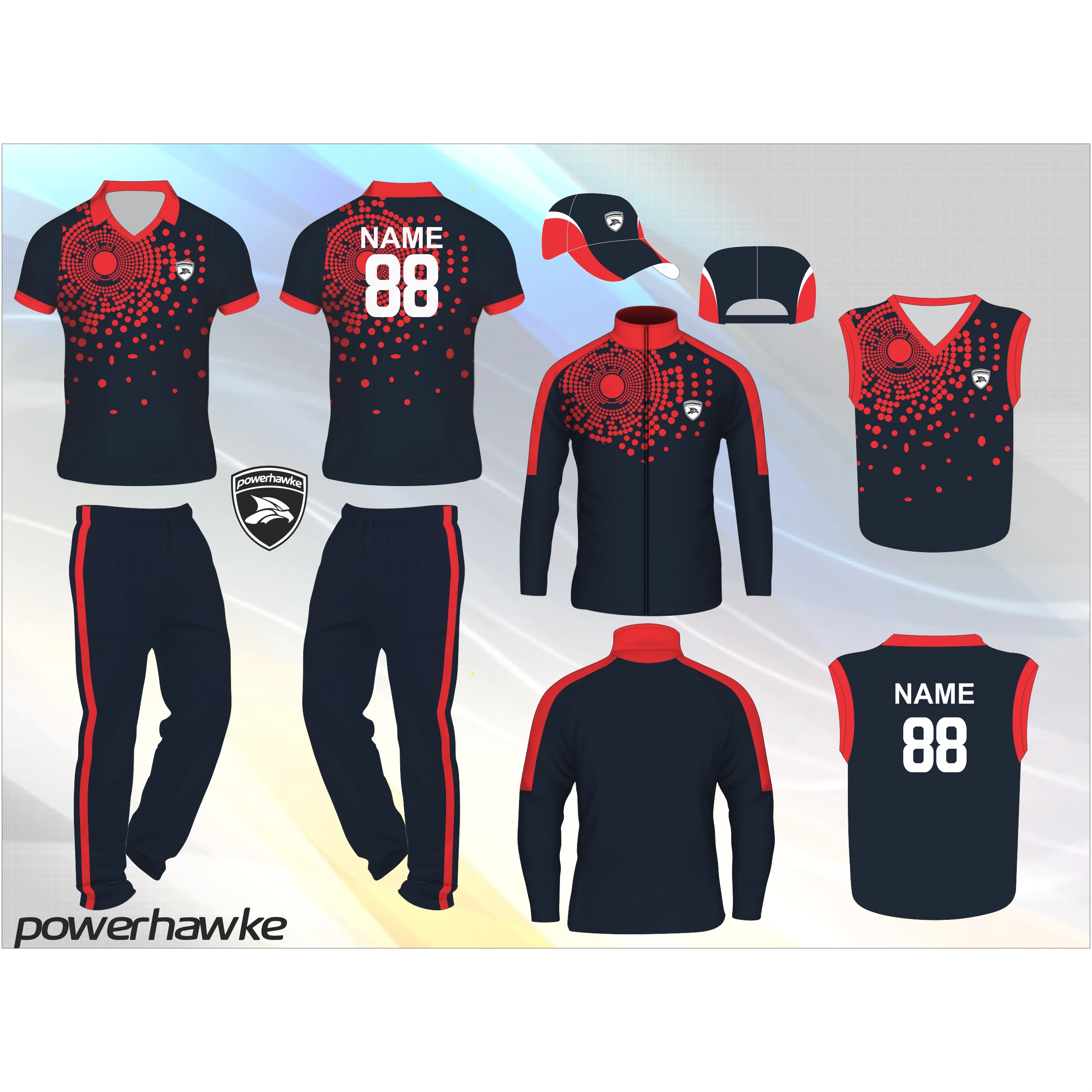 Customized Logo Team Name Formal Look Newly Designed Sports Cricket Jersey With Collar available in Different Colors