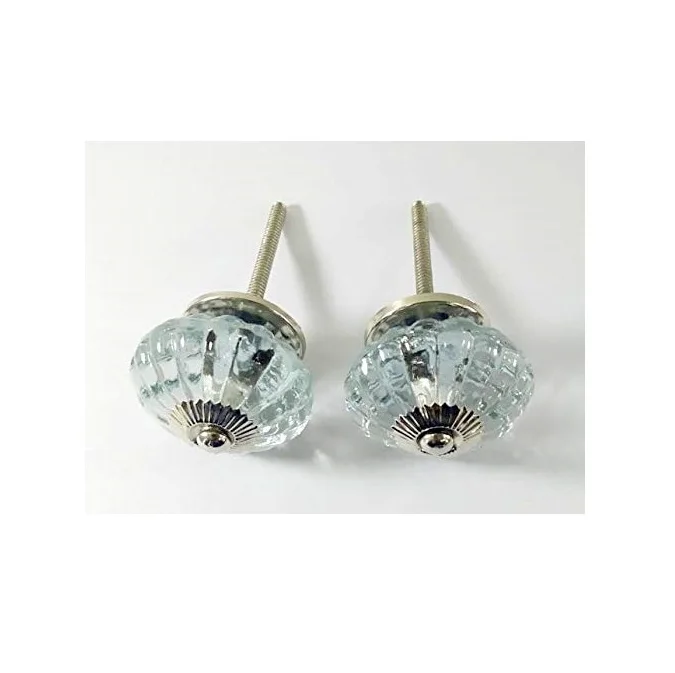 Direct Factory Supply Antique Style Glass Door Knobs for Furniture Decoration Available in Export from India