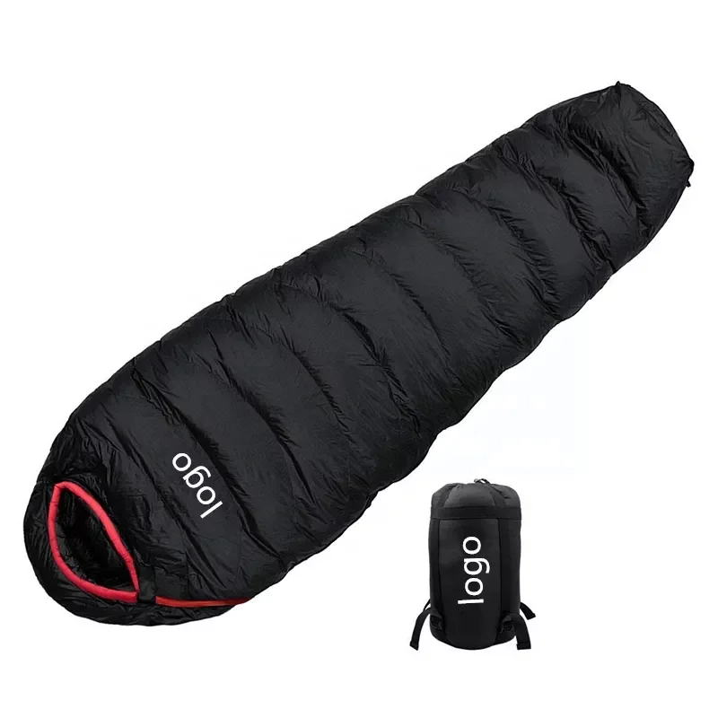 Wholesale And Cheap Price Custom Down Sleeping Bag Down Fill Ultralight Envelope Goose Down Bag For Cold Weather From Bangladesh