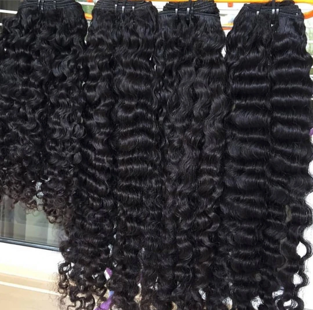 Indian Remy Virgin Hair at wholesale factory price natural curly from Indian supplier