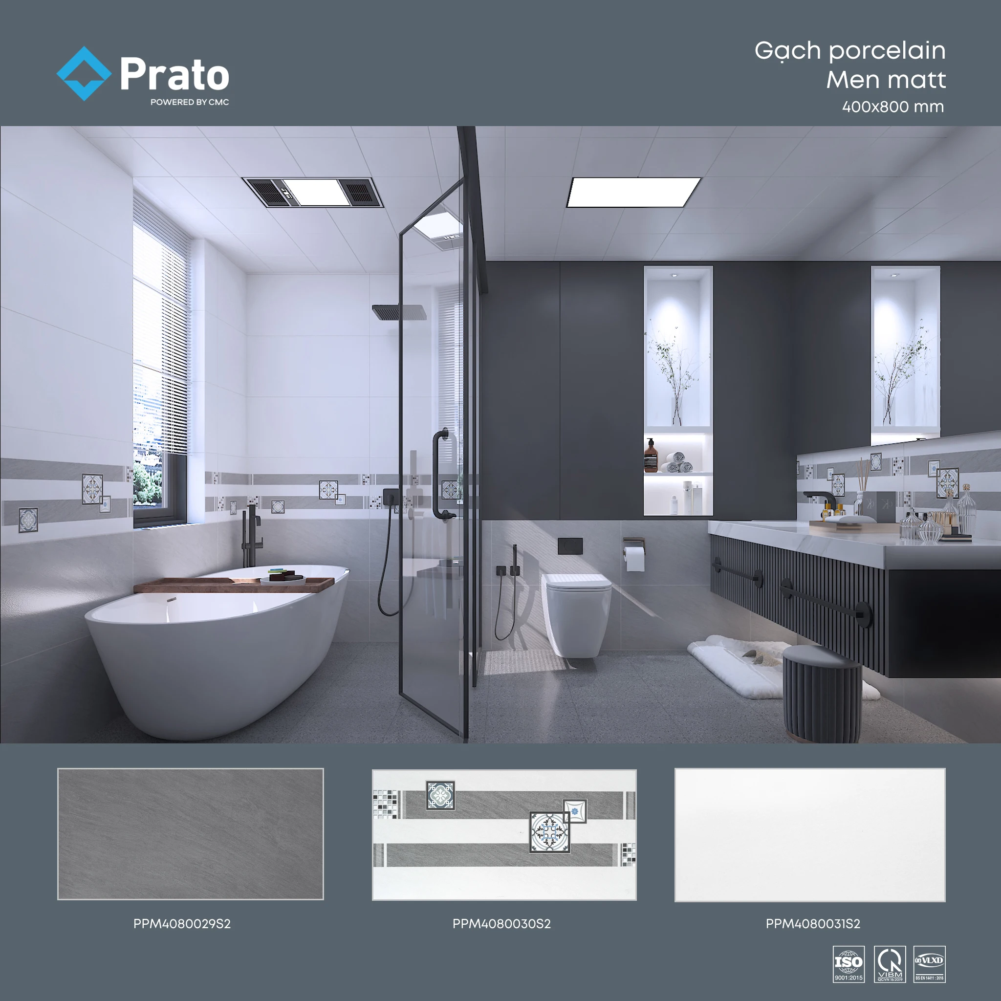 400x800mm Luxury CMC Ceramic Digital Print Decorative Wall Tile wholesale