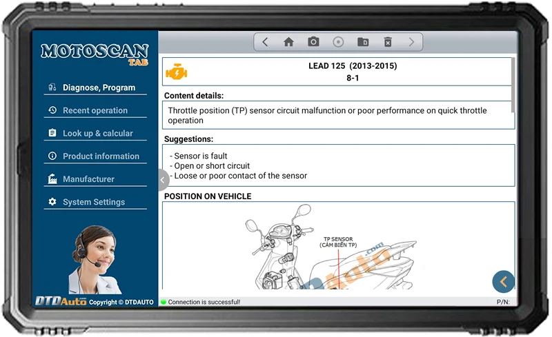 BEST SELLING MOTOSCAN TAB MOTORCYCLES DIAGNOSTIC DEVICE & SUPPORT VIRTUAL ASSISTANT VOICE FOR 9 LANGUAGES