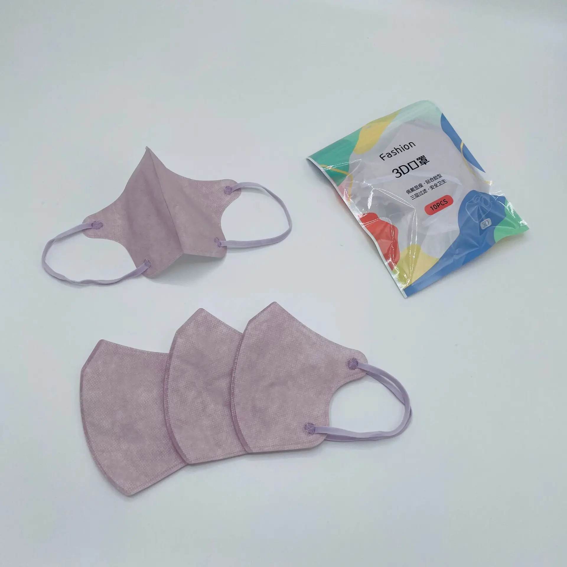 OEM Disposable 3 D Cute Cartoon DuckBill Masker Customize Protective 3 Ply Colorful Kids Non Medical 3D Duck Bill Face Mask