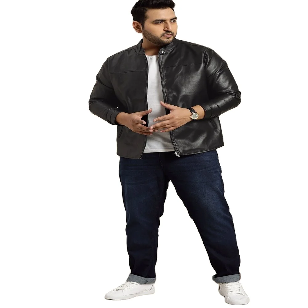 High Quality Plus Size Long Winter Fur Collar Wool Coat Leather Jacket Men Overcoat