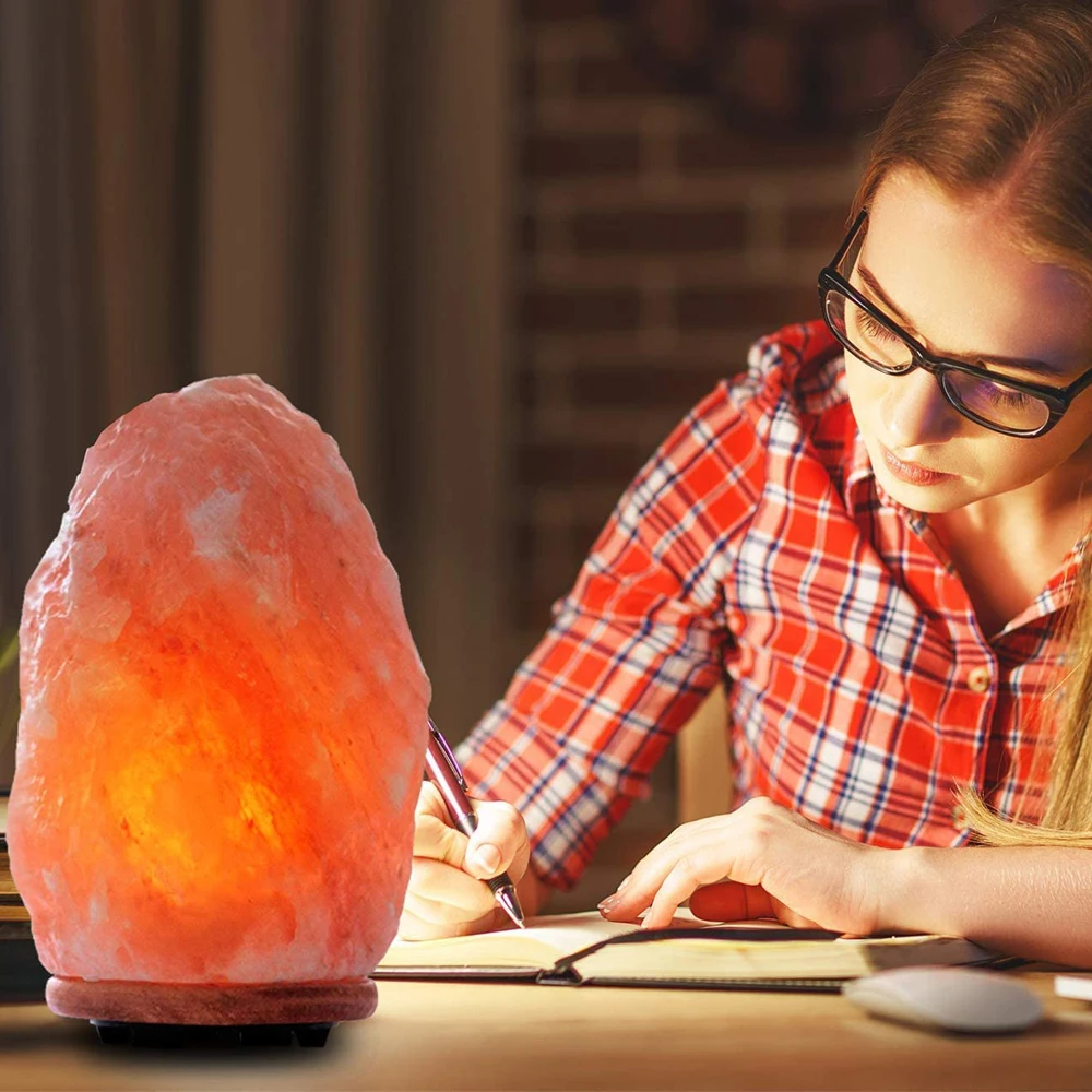 Оптовая продажа соляная лампа Гималайская Розовая кристаллическая с переключателем ВКЛ/ВЫКЛ