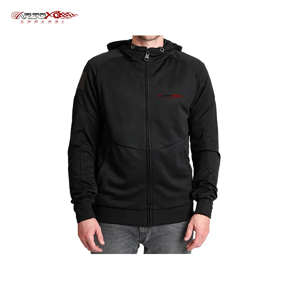 Speed Racer Hoodie fleece Made Custom Design Men Biker Reinforced CE Armored Protective Fleece Hoodie Street Racer Fashion Hoodi
