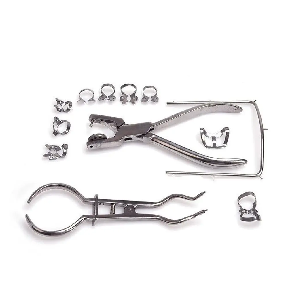 Набор зубных резиновых плотин стоматологические инструменты из нержавеющей стали Ортодонтические зубные резиновые плотины медицинские принадлежности лучшее качество