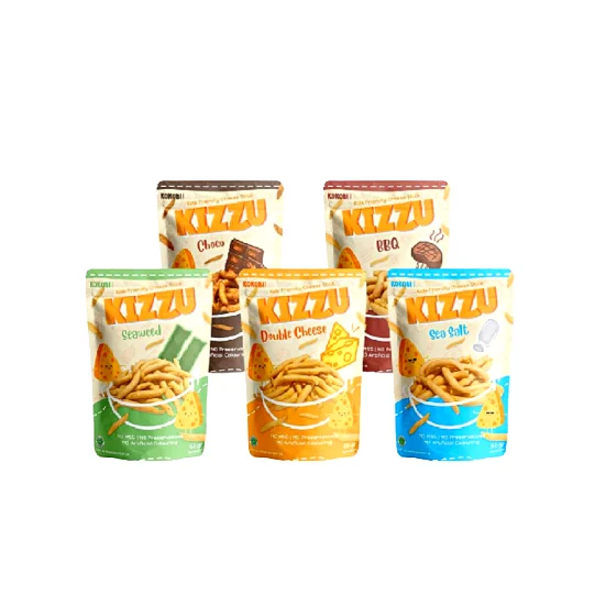 Палочки для сыра Kizzu детские, индонезийские снэки, семейная упаковка, оригинальные морские водоросли, сыр, шоколад