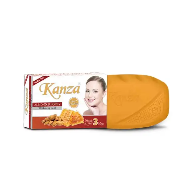 Отбеливающее мыло KANZA с миндалем и медом (TM 393381)