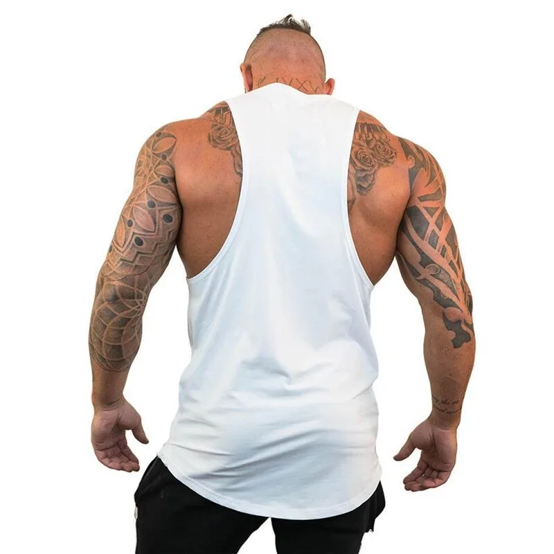 Clothing Singlet Y Back Tank Top Men Fitness Stringer Vest Canotta Bodybuilding Sleeveless shirt Muscle Tank top