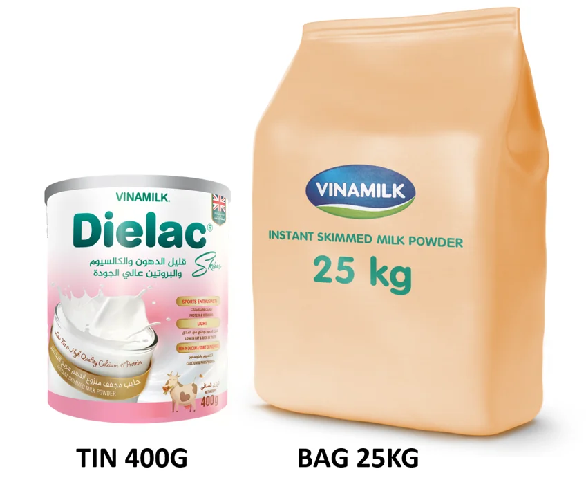 Vinamilk - Skimmed milk powder - Bag 25kg - Bulk - Wholesale - High quality - Industrial packing - 1 Bag x 25kg per carton HALAL
