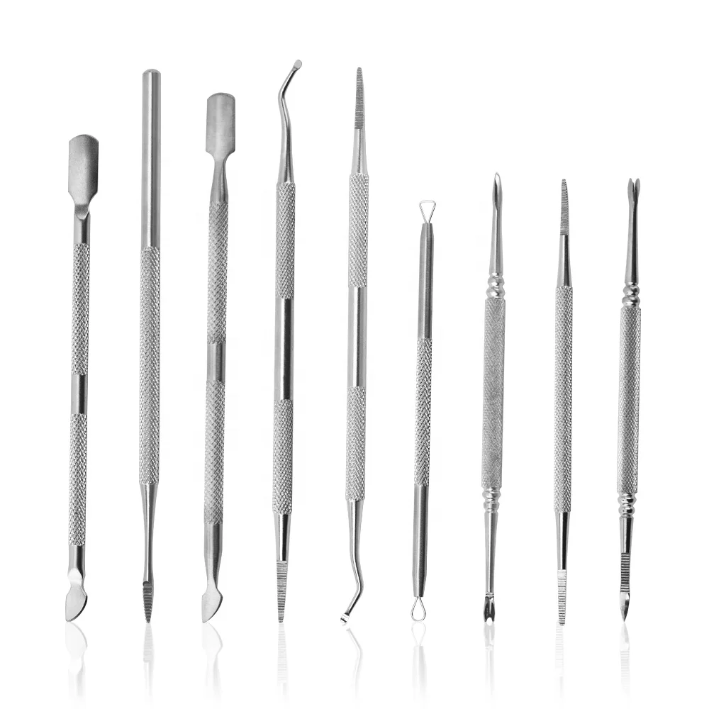 Hot Sale 1pc Professional Stainless Steel Nail Cleaner With Nail Cleaning Tool Manicure Pedicure Beauty Instruments