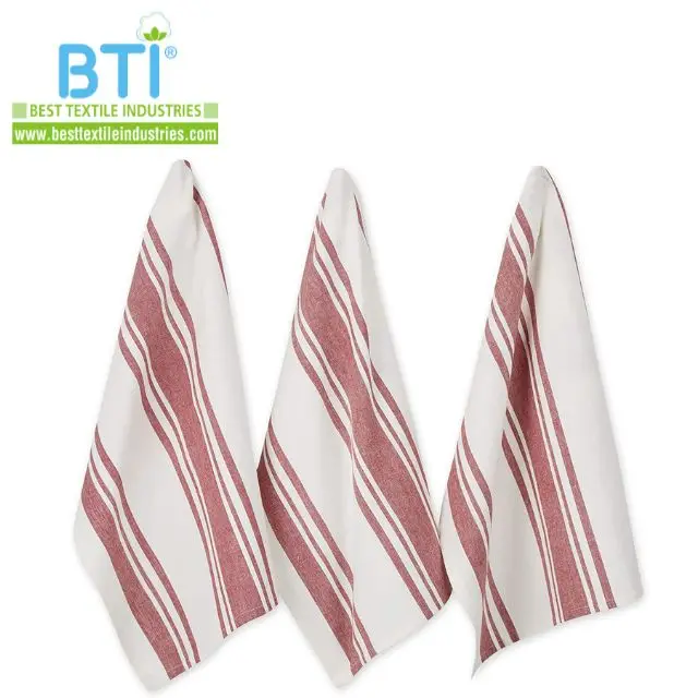 BTI модные хлопковые кухонные полотенца хлопчатобумажная чайная кухонная одежда из пряжи
