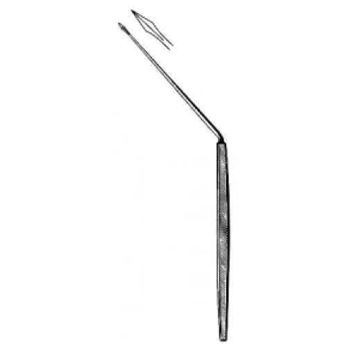 Agnew Politzer Myringotome 60 Angled Shaft, Overall Length 190mm ENT Hospital Supplies Medical Surgical OPD Instruments
