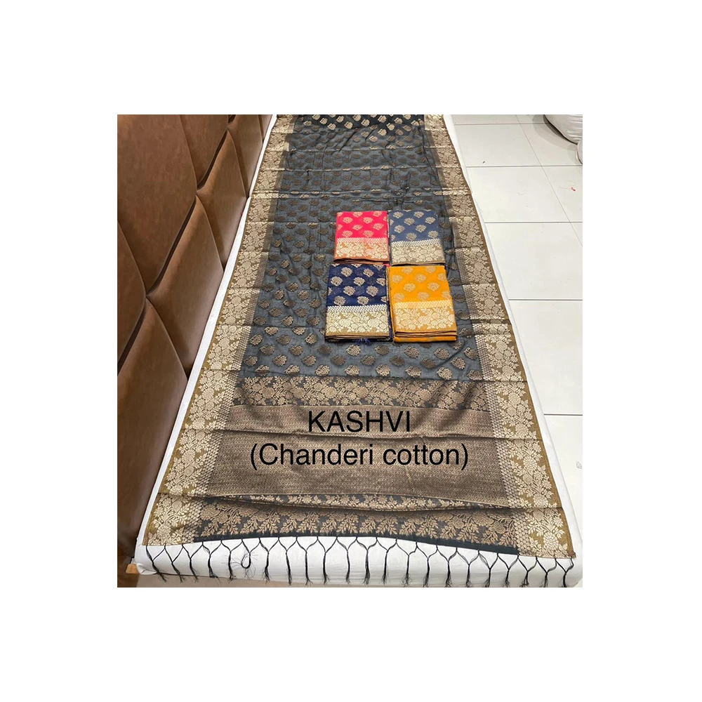 Best Quality Silk Banarasi Saree With Best Design Zari Border Buy at Lowest Price