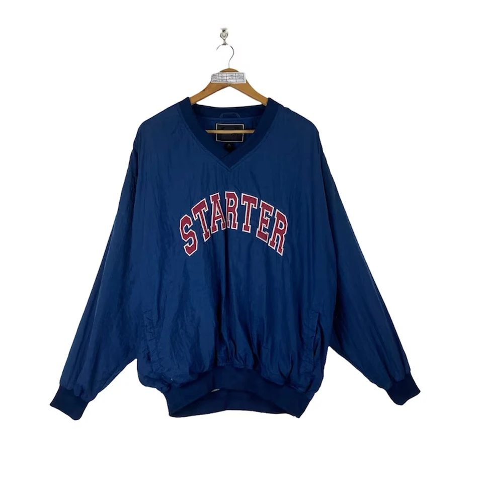 Outdoor high quality Breathable pullover stater jacket manufacturer design custom logo men starter jacket