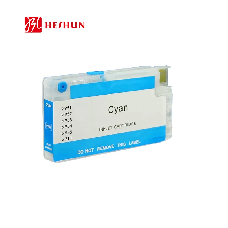HESHUN 952XL/953XL/954XL/955XL с дуговым чипом многоразовый картридж для HP 953 954 955 952 XL чернильный