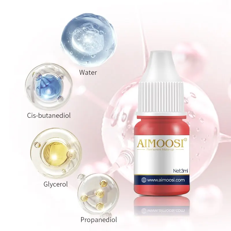 Aimoosi AIMOOSI 3 мл Татуировка микроблейдинг краска пигмент для полуперманентного боди-арт бровей Карандаш губ оттенок макияж принадлежности