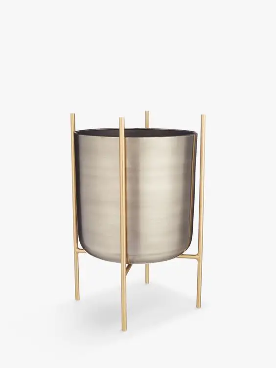 Planter With Stand Eco Friendly In Use American Trending Planter Accessories Available At Low MOQ Metal Planter