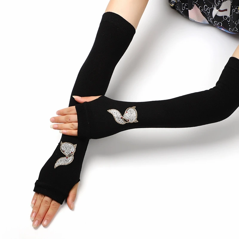 New Fashion long arm gloves for women hand protection equipment