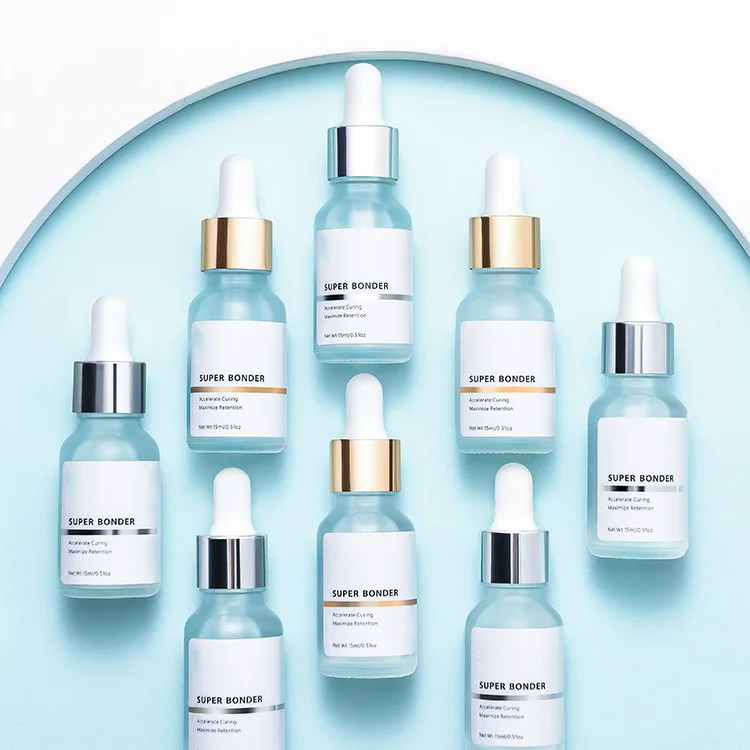 Private label korea hypoallergenic long lasting sealant eyelash primer glue bonder seal for lashes
