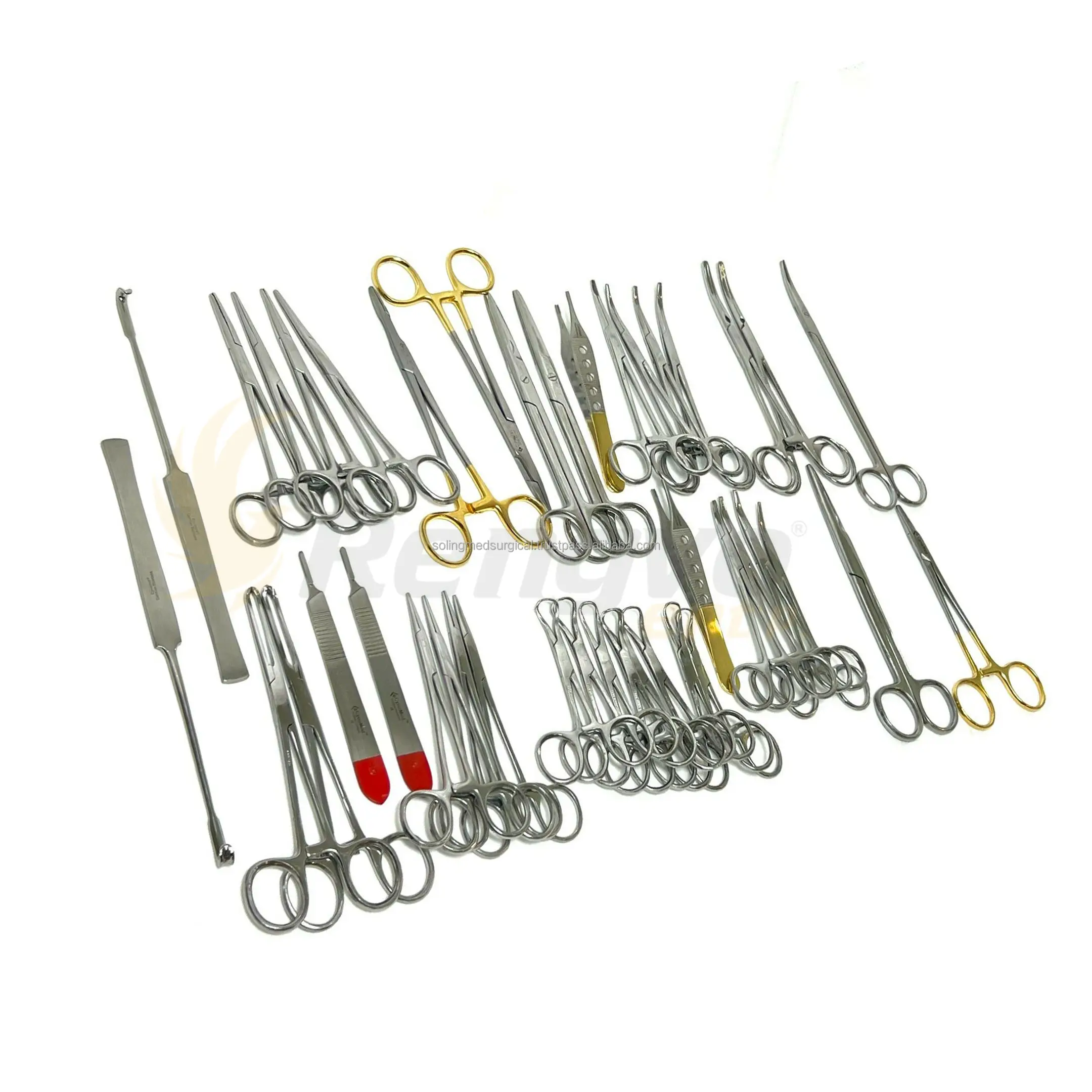 157 Pieces Veterinary Instruments Kit Stainless Steel Scissors Forceps Needle Holders Scalpel Handle Surgical Dissection Kits
