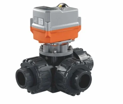 YNTO 12v dc motor electric actuator ball valve DC AC valve