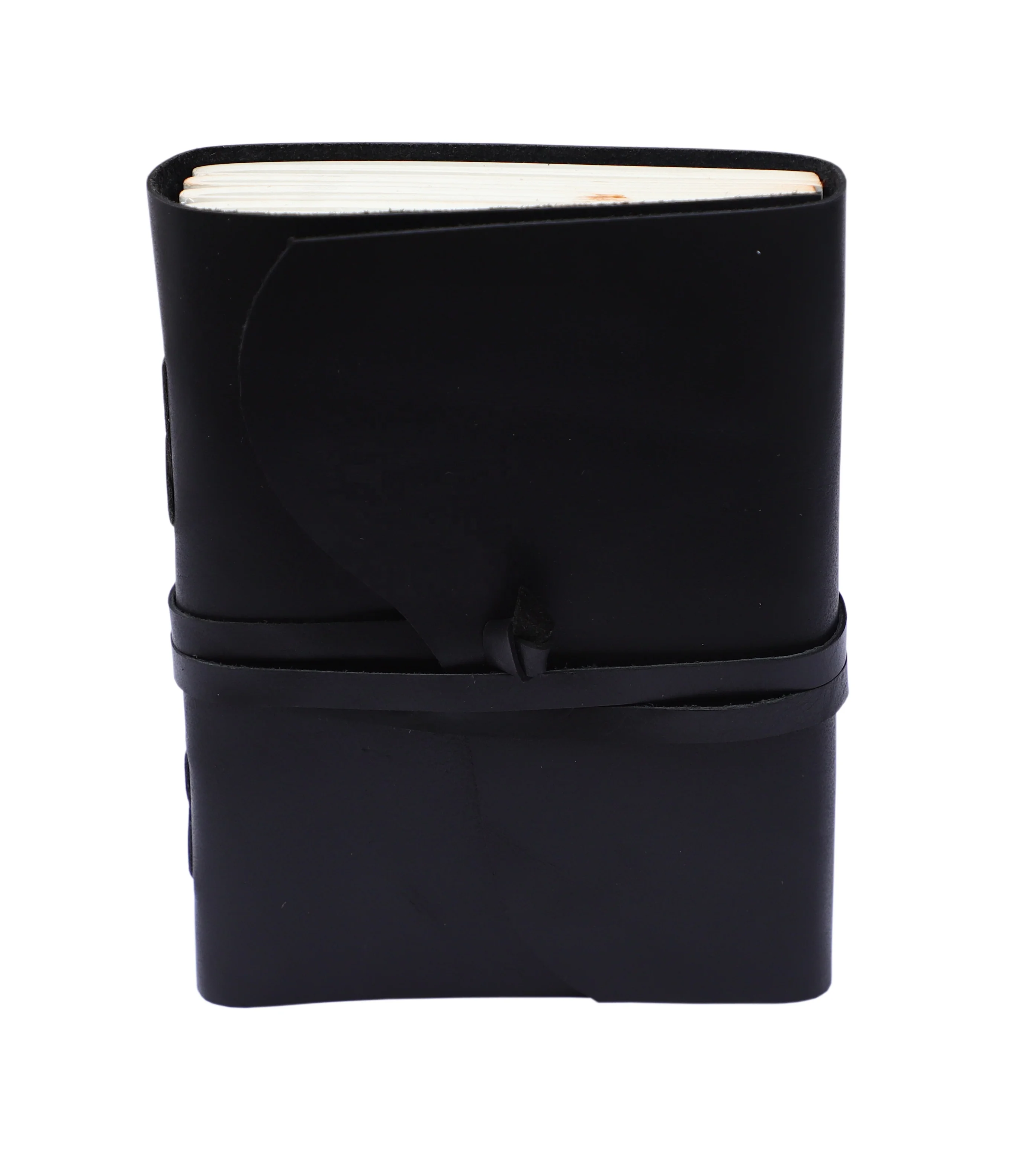 Handmade Cotton Paper Leather Bound Journal with Soft Leather Sketchbook Journal Factory Note Book Bag Gift Cover Notebook
