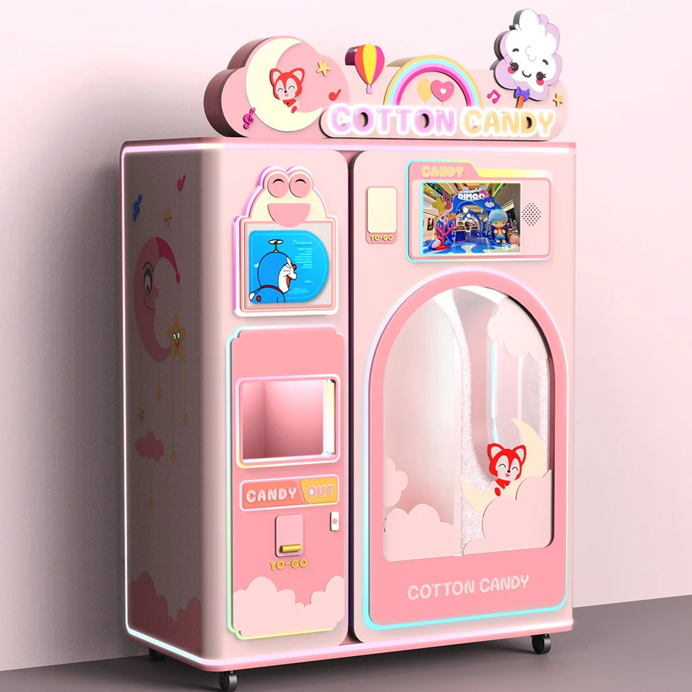 Cotton Candy Vending Machine America Commercial Cotton Candy Machine Diy Mini boll Candy Mini Machine