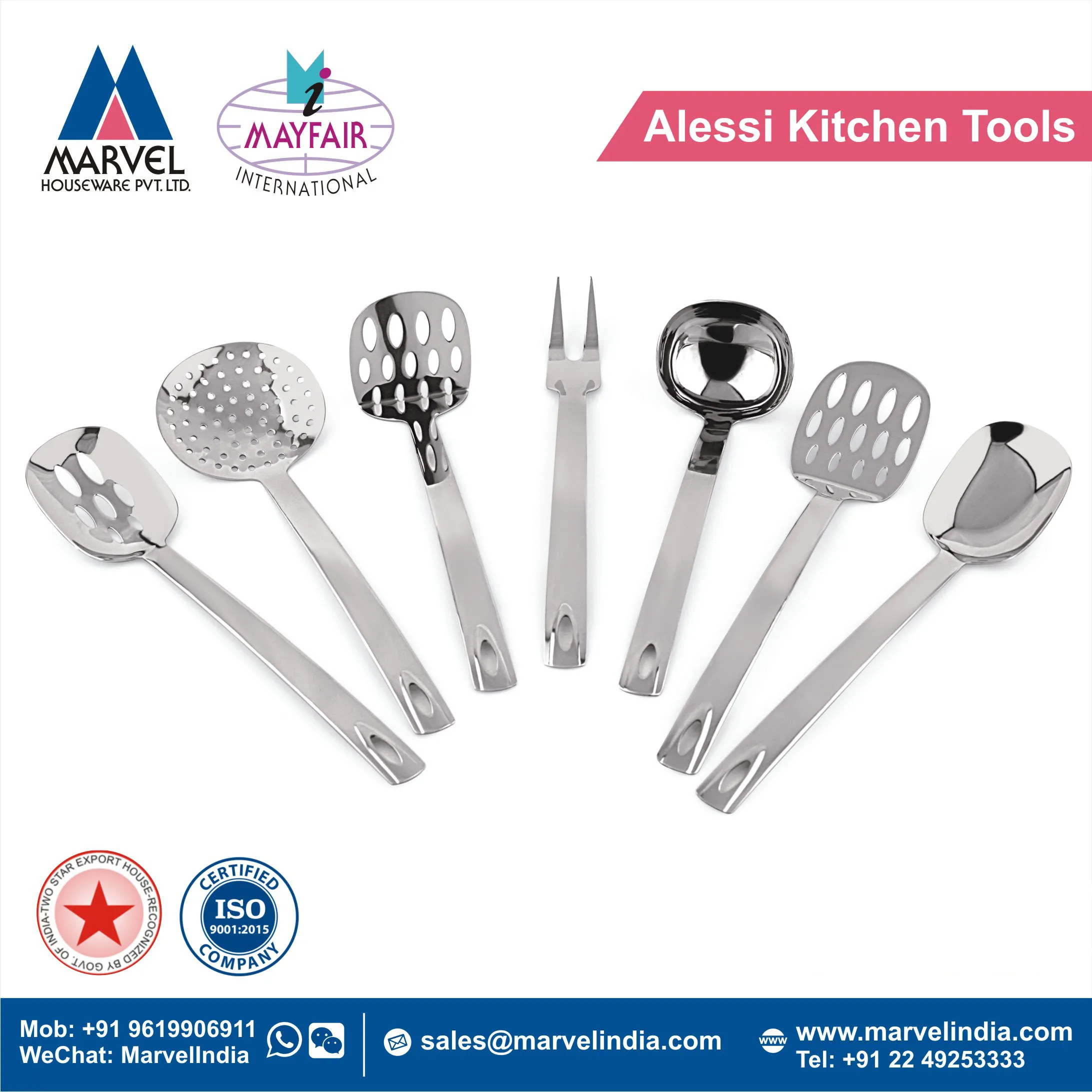 Kitchenware Wholesale Stainless Steel Indian Food Cooking Serving Lara Kitchen Tools