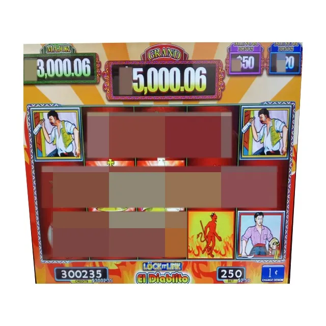 Single Game  Lock It Link EL Diablito for Coin Operate Machine WMS550 POG Game Board Manufacturer Juego De Tragamonedas