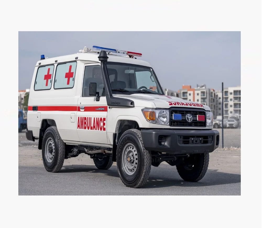 2023 внедорожник Land Cruiser LC78 для скорой помощи 4.2D MT белый-оригинальный Подержанный автомобиль с левым и правым рулем