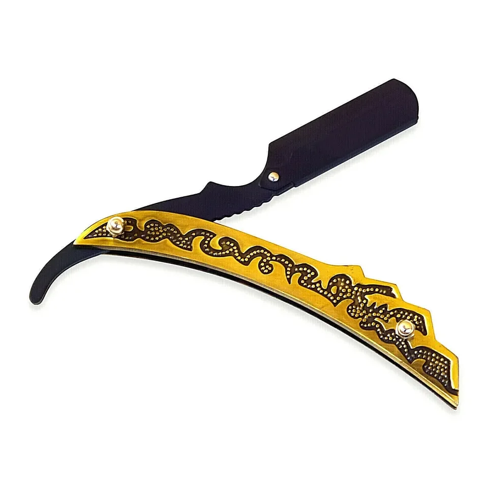 Full Stylish Razor Shaving Professional Stainless Steel Classic Straight Edge Cut Barber Folding Razor