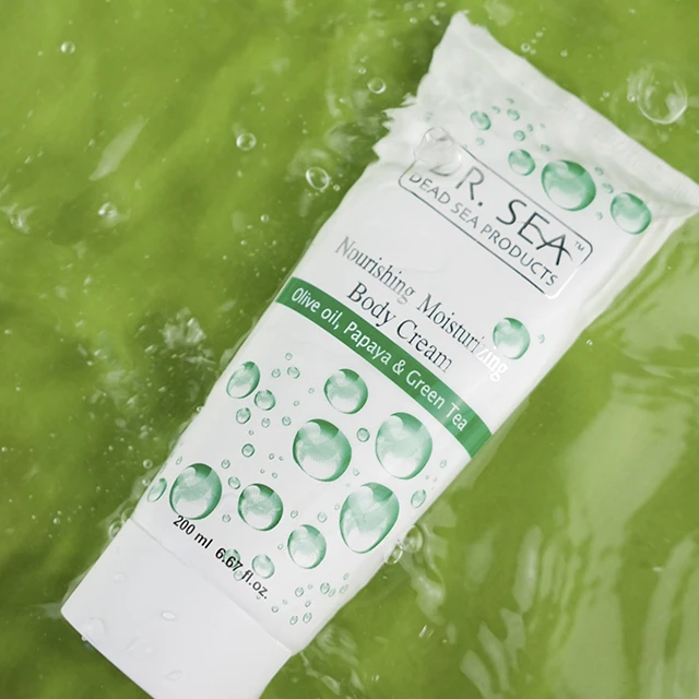 Nourishing & Moisturizing Body Cream Olive oil & Papaya & Green Tea 200 ml by Dr. SEA Cosmetics Dead Sea Products Israel